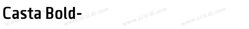 Casta Bold字体转换